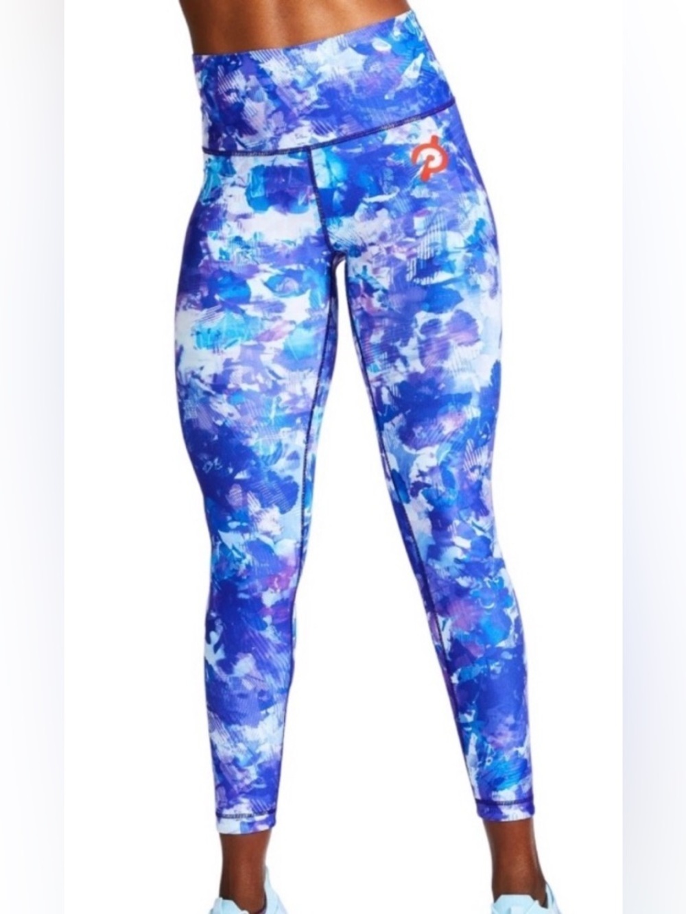 Peloton x WITH Blue Moves Reversible High Waisted Leggings - Picture 3 of 10